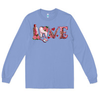 Colony Blue Valentines day dental love Long Sleeve Tee - RanaPortraitStore
