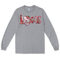 Heather Grey Valentines day dental love Long Sleeve Tee - RanaPortraitStore