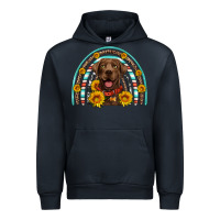 Navy chocolate labrador rainbow Urban Hoodie - Artiststas