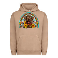 Pigment Burro chocolate labrador rainbow Urban Hoodie - Artiststas