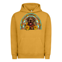 Pigment Peanut Butter chocolate labrador rainbow Urban Hoodie - Artiststas