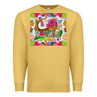Antique Gold summer time Premium Sweatshirt - CowhideDigitalArt