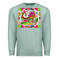 Seafoam summer time Premium Sweatshirt - CowhideDigitalArt