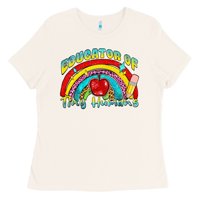 Educator Of Tiny Humans Ladies Tee by NancyCooperArtShop | Teevron
