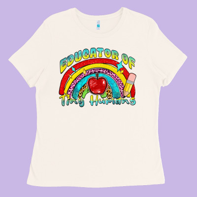 Educator Of Tiny Humans Ladies Tee Designed By Nancycooperartshop