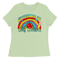 Matcha educator of tiny humans Ladies Tee - NancyCooperArtShop