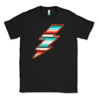 Black Teal and Orange Serape Lightning Classic Tee - Bettercallsaul
