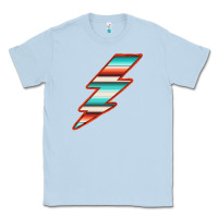 Dusty Blue Teal and Orange Serape Lightning Classic Tee - Bettercallsaul