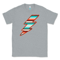 Heather Grey Teal and Orange Serape Lightning Classic Tee - Bettercallsaul