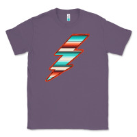 Lavender Teal and Orange Serape Lightning Classic Tee - Bettercallsaul