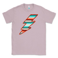 Lilac Teal and Orange Serape Lightning Classic Tee - Bettercallsaul