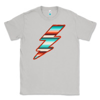 Moon Dust Teal and Orange Serape Lightning Classic Tee - Bettercallsaul