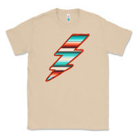 Mushroom Teal and Orange Serape Lightning Classic Tee - Bettercallsaul