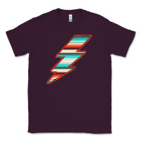 Plum Teal and Orange Serape Lightning Classic Tee - Bettercallsaul