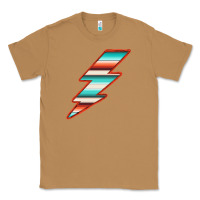 Toasted Coconut Teal and Orange Serape Lightning Classic Tee - Bettercallsaul
