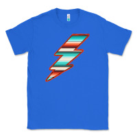 True Royal Teal and Orange Serape Lightning Classic Tee - Bettercallsaul