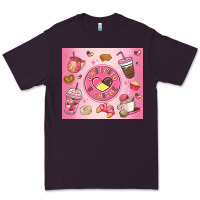 Plum cafecito y chisme Premium Tee - MaliasSmallBusiness