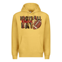 Antique Gold football kinda day Premium Hoodie - FaDigitalArtStudio