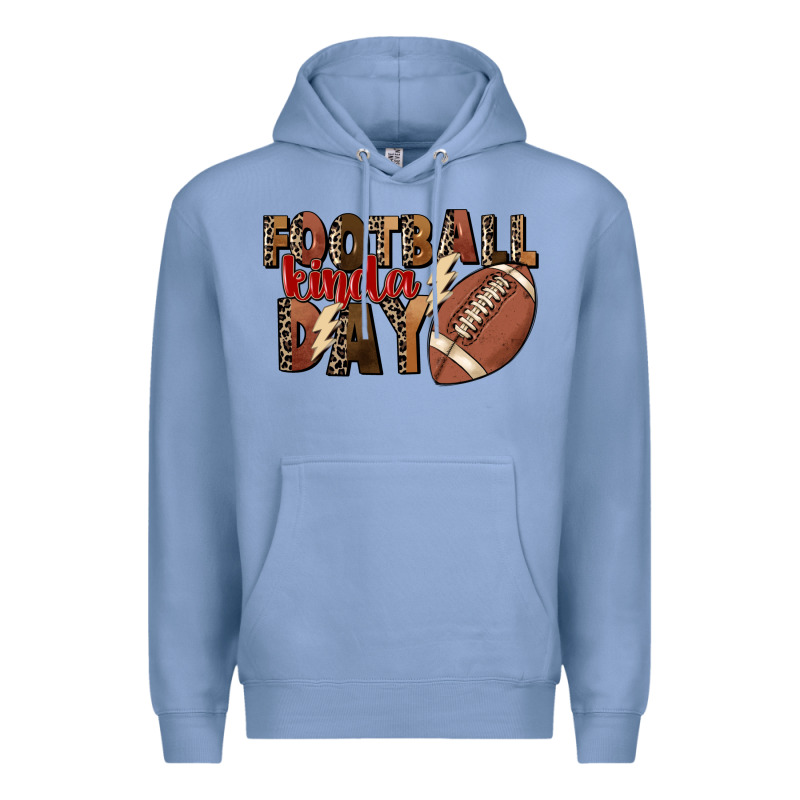 Football Kinda Day Premium Hoodie by FaDigitalArtStudio | Teevron
