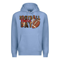Colony Blue football kinda day Premium Hoodie - FaDigitalArtStudio