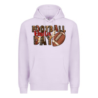 Lilac football kinda day Premium Hoodie - FaDigitalArtStudio