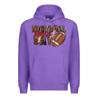 Purple football kinda day Premium Hoodie - FaDigitalArtStudio