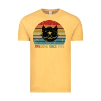 Vintage Mustard Awesome Since 1974 Vintage Tee - Bettercallsaul