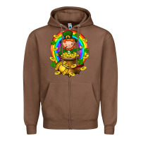 Chestnut Dwarf Cauldron St. Patricks Zipper Hoodie - BundleAndBundleShop