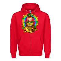 Red Dwarf Cauldron St. Patricks Zipper Hoodie - BundleAndBundleShop