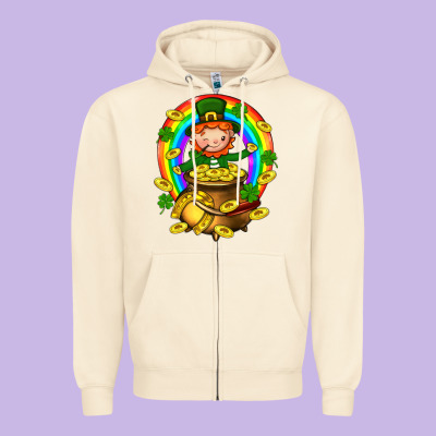 Dwarf Cauldron St. Patricks Zipper Hoodie Designed By Bundleandbundleshop