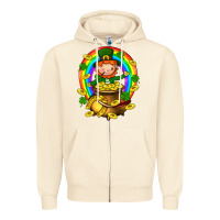 Sandshell Dwarf Cauldron St. Patricks Zipper Hoodie - BundleAndBundleShop