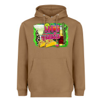 Toasted Coconut Lets Fiesta Heavyweight Hoodie - CowhideDigitalArt