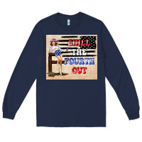 Navy Chıll the fourth out Long Sleeve Tee - TumblerDesignByShophia