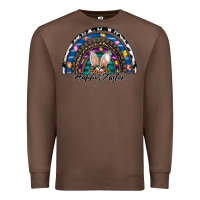 Chestnut happy easter rainbow Premium Sweatshirt - CowhideDigitalArt
