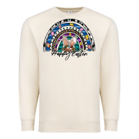Sandshell happy easter rainbow Premium Sweatshirt - CowhideDigitalArt