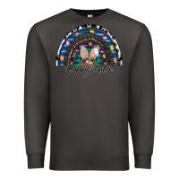 Smoke happy easter rainbow Premium Sweatshirt - CowhideDigitalArt