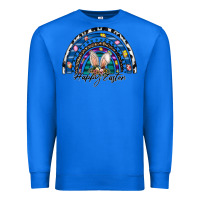 True Royal happy easter rainbow Premium Sweatshirt - CowhideDigitalArt
