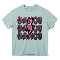 Arona dance dance dance with lightning bolt Heavy Core Tee - MaliasSmallBusiness