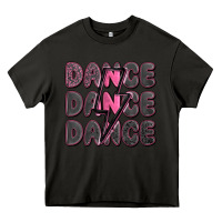 Asphalt dance dance dance with lightning bolt Heavy Core Tee - MaliasSmallBusiness