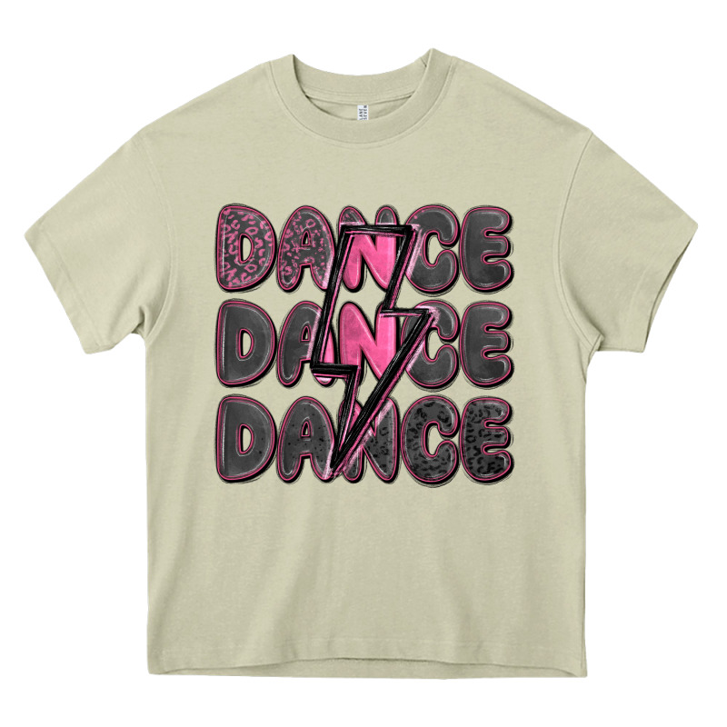 Dance Dance Dance With Lightning Bolt Heavy Core Tee by MaliasSmallBusiness | Teevron