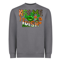 Storm Kiss me i am irish St. Patrick's Day Heavyweight Sweatshirt - CowGirlArtShop
