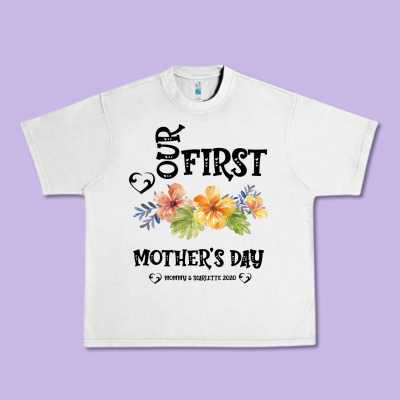 Our Fırst Mother's Day Mommy & Scarlette 2020 Urban Heavy Tee Designed By Bettercallsaul