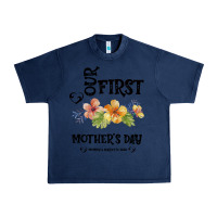 Navy Our Fırst Mother's day Mommy & Scarlette 2020 Urban Heavy Tee - Bettercallsaul