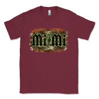 Burgundy Camouflage Patterned Mimi Tried Classic Tee - Bettercallsaul
