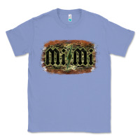 Colony Blue Camouflage Patterned Mimi Tried Classic Tee - Bettercallsaul