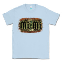 Dusty Blue Camouflage Patterned Mimi Tried Classic Tee - Bettercallsaul