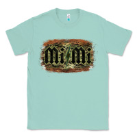 Seafoam Camouflage Patterned Mimi Tried Classic Tee - Bettercallsaul