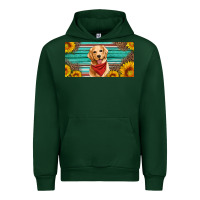 Forest Green golden retriever license plate Urban Hoodie - Artiststas