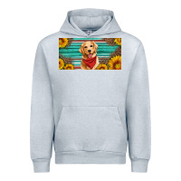 Heather Grey golden retriever license plate Urban Hoodie - Artiststas