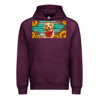 Mauve Wine golden retriever license plate Urban Hoodie - Artiststas